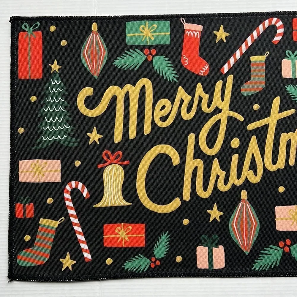 Rifle Paper Co. x L.O.L.O.F “Merry Christmas” Holiday Rug